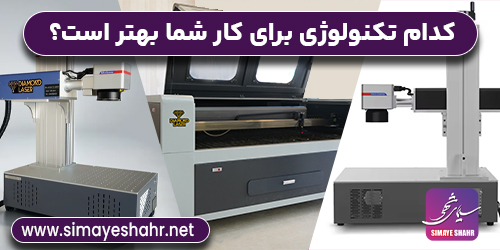 کدام تکنولوژی برای کار شما بهتر است؟ مقایسه فایبر مارکینگ ، UV و CO2